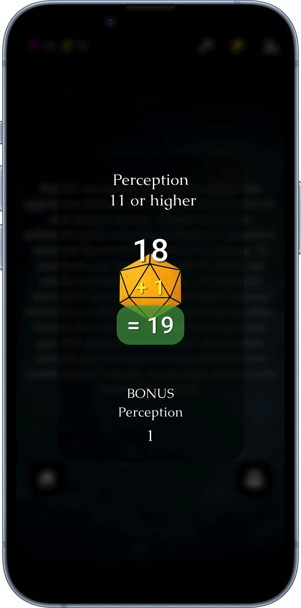 Dice roll mechanic